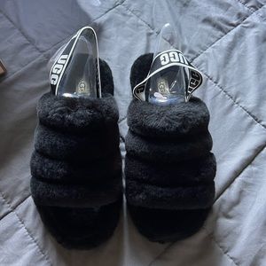 UGG W FLUFF YEAH SLIDE